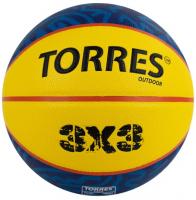 Мяч баскетбольный (стритбол) TORRES Outdoor 3х3 B322346, размер 6
