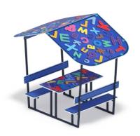 Столик детский с навесом (Азбука) - МФ 31.01.08-02