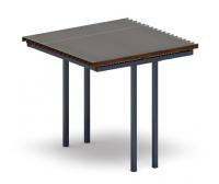 Пергола тент (прямая) - МФ 77.04.01 /с поликарбонатом/