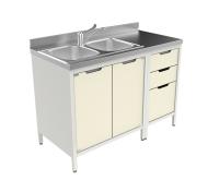 Мойка медицинская ММ-2-1400-5 фасады-пластик