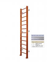 Шведская стенка Kampfer Classic Wall (№4 Вишневый Высота 3 м антик)