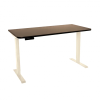 Стол с регулировкой высоты электрический LuxAlto LA-T33-2AR2 слоновая кость/трюфель ЛДСП 140*65*2.5