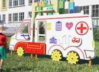 Уличный бизиборд по ПДД "Скорая помощь" стационарный