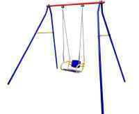 Качели дачные "Пионер 1К" + качели цепные со спинкой