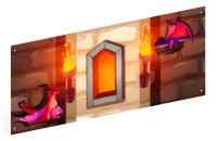 Средневековый замок - Ограждение из фанеры и бруса - МФ 90.01.01-13