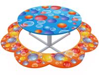 Столик Ромашка (Пузыри) МФ 04-009