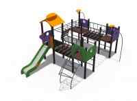 Игровой комплекс (серии Геометрия, металлический скат Н-1200) ДИО 10016