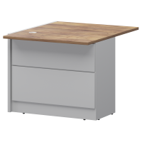 Модуль завершающий низкий правый СМР-12.8 Белый/Таксония F0000040653