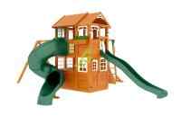 Детская площадка IgraGrad Клубный домик 2 с трубой и рукоходом Luxe