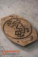 Балансировочная доска-лабиринт «Для ножек» №4 (покрытая маслом)