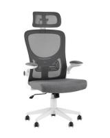 Кресло офисное TopChairs Airone серый ткань