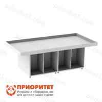 Стол для соревнований по робототехнике на колёсах с открытыми ячейками стандарт (белый)