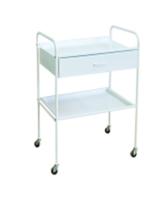 Стол СИП-2/М-Я-"Айболит" инструментальный предметный двухполочный с ящиком