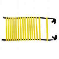 Лестница для тренировок дл. 8 м, шир. 51 см, пластик, полиэстер, желт-черный