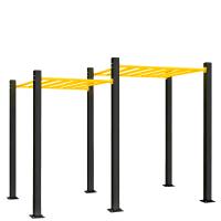 Рукоход Воркаут Kampfer Two-level Handle Workout 3-4 (Черно-желтый)