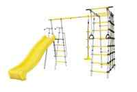 Дачный комплекс "Богатырь MAX" + ДИСК качели Romana 103.07.07 (серый/жёлтый)