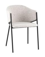 Стул обеденный Carmel бело-серый