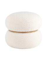 Пуф Полли S тедди белый