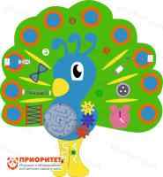 Бизиборд «Яркий павлин»