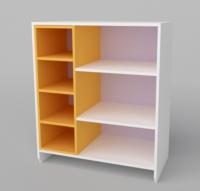 Детский стеллаж «Космос» 7-секционный