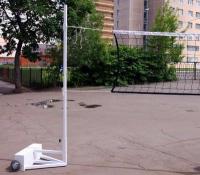 Стойки волейбольные с противовесами по 60 кг. (волейбол, теннис, бадминтон) IMP-A542