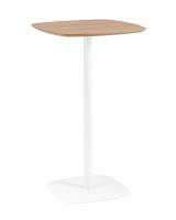 Стол барный Form 60*60 светлое дерево/белый