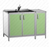 Стол лабораторный с мойкой СЛМ.02.02 Оптима (мойка с крылом)