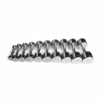 UG1025. Комплект гантелей хромированных ряд от 1 до 10 кг