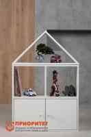 Шкаф для игрушек и книг «Детская пора» (с крышей)