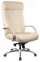 Кресло руководителя Everprof Orion AL M Кожаное Бежевый