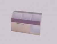 Тумба с бортиком «Город детства»