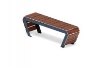 Скамья - МФ 42.02.04-10 (Темный дуб) Г:380 (под анкера)