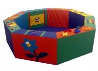 Сухой бассейн восьмигранник с дидактикой