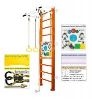 Шведская стенка Kampfer Helena Wall Busyboard (№3 Классический Стандарт Бизиборд белый)