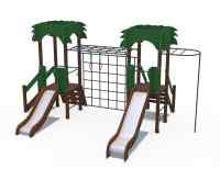 Детский игровой комплекс серии джунгли "Мадагаскар" Н-900 и Н-1200 ДИО 02110