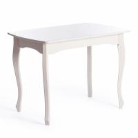 Стол CATERINA PROVENCE  бук, мдф, 100+30x70x75 см, Ivory white