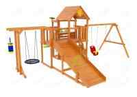 Детская площадка IgraGrad Крафт Pro 4 с зимней горкой