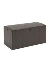 Стол-сундук пластик коричневый 122*60 см 375л