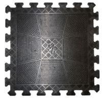 Коврик резиновый черный 400х400, толщина 12мм