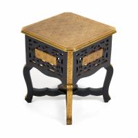 Столик Secret De Maison FUMO ( mod. ND-027) дерево манго, 38x46, этническая роспись