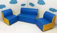 Комплект мягкой мебели без подлокотников Облака