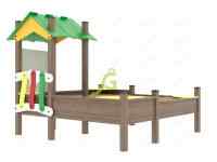 Детская песочница IgraGrad с крышей (мод.2)