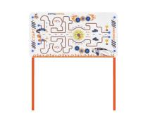 Уличный развивающий бизи-стенд "Автогонки"