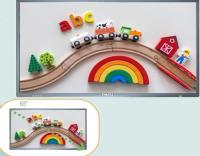 Интерактивная доска без стойки диаметр 65 дюймов, 20 касаний