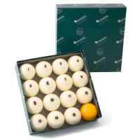 Комплект шаров 68 мм "Aramith Premier", жёлтый биток