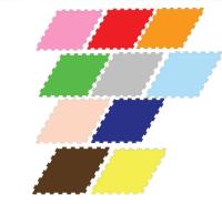 Клетка "Ромб" для коврика-конструктора, 1 шт. (цвета в ассортименте)