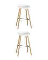 Стул барный LIBRA SOFT БЕЛЫЙ 2 шт