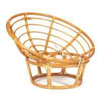 Кресло PAPASAN/ПАПАСАН 23/01 W /без подушки/ 115х101х104 см, Honey (мед)