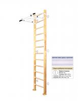 Шведская стенка Kampfer Swedish Wall (№0 Без покрытия Высота 3 м белый турник)