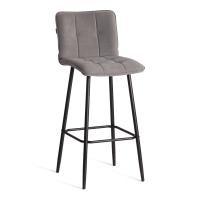 Барный стул  Bari/Бари велюр, серый, 29, 45х56х110 см